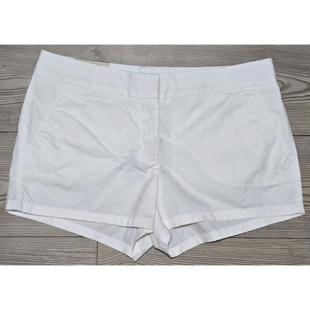 J. Crew Chino City Fit Shorts 3" Inseam Summer Classic Sz 10 NWT *Flaw*